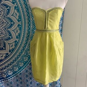 Bright Rebecca Taylor Strapless Dress